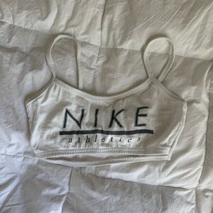Nike Crop Top Sports Bra Bralette White